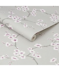 Fresca Apple Blossom Grey Wallpaper 51-057 By