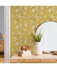 Fresca Apple Blossom Ochre Wallpaper 108289 B