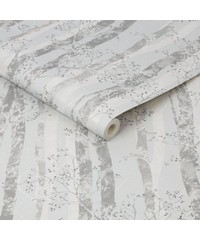 Fresca Dappled Trees Grey Silver Wallpaper 10