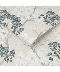 Fresca Lykke Tree Dark Green Wallpaper 108279