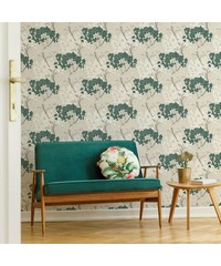 Fresca Lykke Tree Dark Green Wallpaper 108279