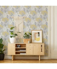 Fresca Lykke Tree Ochre Wallpaper 107746 By F