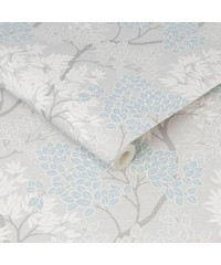 Fresca Lykke Tree Sky Blue Wallpaper 107972 B