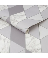 Fresca Marble Geo Grey Wallpaper 106933 By Fr