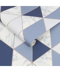 Fresca Marble Geo Navy Wallpaper 108295 By Fr