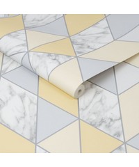 Fresca Marble Geo Yellow Wallpaper 108296 By 