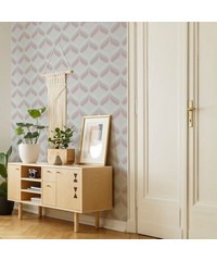 Fresca Retro Ogee Pink Wallpaper 107976 By Fr