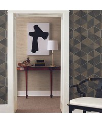 Grasscloth & Natural Resource Wallpaper Hexag