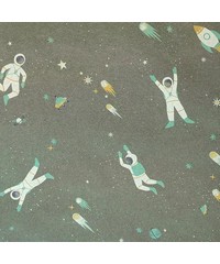 Great Kids Super Space Dark Green Wallpaper 2