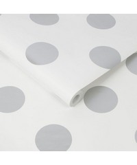 Individual Dotty Silver Wallpaper 102508 By G