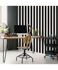 Individual Monochrome Stripe Wallpaper 100099