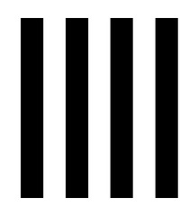 Individual Monochrome Stripe Wallpaper 100099