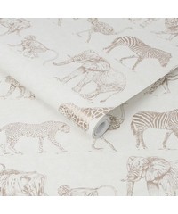 Individual Safari Cream Wallpaper 104894 By G