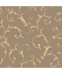 Italian Style Wallpaper Acanthus Scroll Bronz