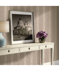 Italian Style Wallpaper Seren Stripe Brown 20