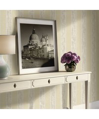 Italian Style Wallpaper Seren Stripe Gold 205