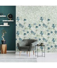 Julie Feels Home Paeonia Twinwall Steel Blue 