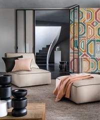 Karabane Wall Panel Bogolan Multicolore 75194