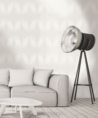 Lustre Luxor Dove White Wallpaper 65102 By Fo