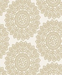 Lustre Mandala Taupe Wallpaper 65093 By Four 