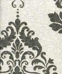 Marcia Wallpaper Hadrian Damask Dove Charcoal