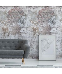 One Roll One Motif Wallpaper Stressed Brick A