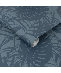 Paradise Palm Blue Wallpaper 105976 By Superf
