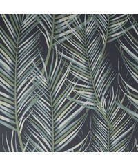 Paradise Palm Leaves Green Wallpaper 100558 B