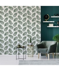 Paradise Scandi Green Wallpaper 106997 By Sup