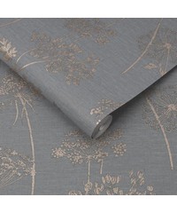 Prestige Wild Flower Charcoal Wallpaper 10860