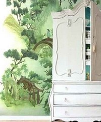 Pretty Nostalgic Wallpaper Wall Panel Chinois