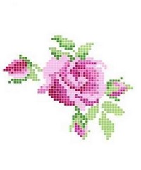 Pretty Nostalgic Wallpaper Wall Panel Rose 15