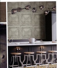 Restored Modern Rustic Wallpaper Ornamental T