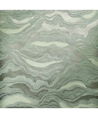 Slow Living Reflection Wasabi Green Wallpaper