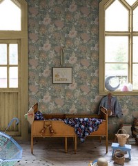 Sommarang 2 Wallpaper Vaxa Dark Grey S63016 P
