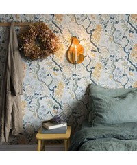 Sommarang Wallpaper Ann Floral Vines White Or