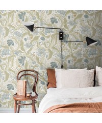 Sommarang Wallpaper Bodri Tulip Blue S65115 B