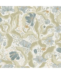 Sommarang Wallpaper Bodri Tulip Blue S65115 B