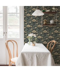 Sommarang Wallpaper Esther Garden Floral Blue
