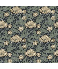Sommarang Wallpaper Esther Garden Floral Blue