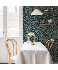 Sommarang Wallpaper Kirke Leafy Vines Blue S6