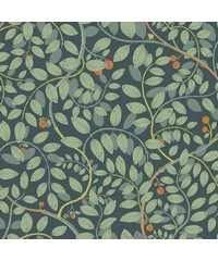 Sommarang Wallpaper Kirke Leafy Vines Green S