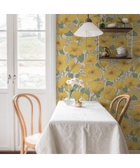 Sommarang Wallpaper Matilda Retro Poppy Yello