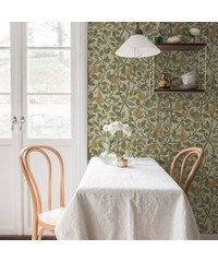 Sommarang Wallpaper Pirum Leaves & Pears Beig