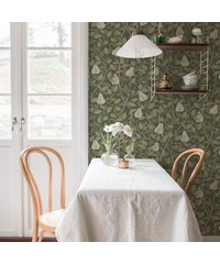 Sommarang Wallpaper Pirum Leaves & Pears Gree