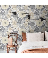 Sommarang Wallpaper Victoria Scandi Bloom Whi