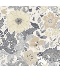 Sommarang Wallpaper Victoria Scandi Bloom Whi