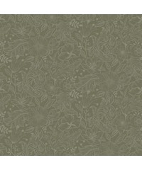 Sommarang Wallpaper Wilma Mono Flora Green S1