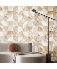 Stratum Geometrico Beige Cream Wallpaper Page