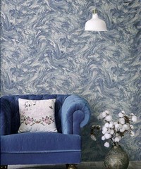 Toscani Wallpaper Enzo Navy 35663 By Holden D